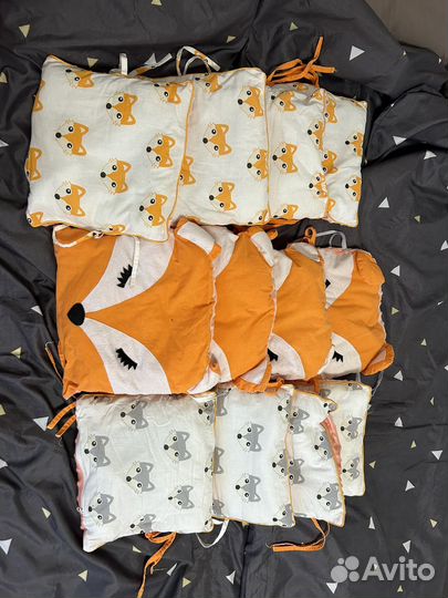 Бортики в детскую кроватку