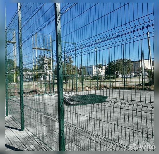 Забор сетка 3д