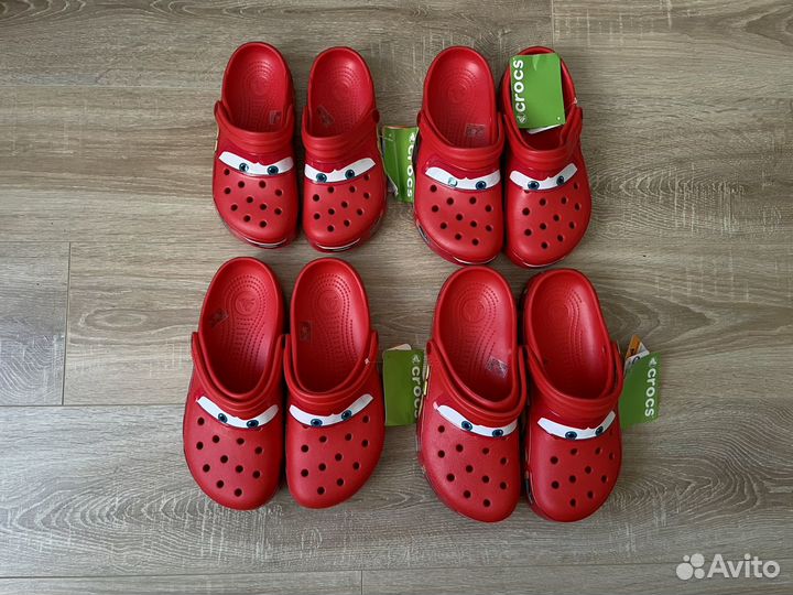 Crocs Lightning McQueen Крокс Молния Маквин