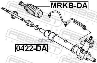 К-кт пыльника рейки рулевойVolvo S40 all 95-03