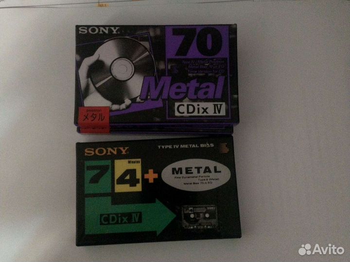 Аудио кассеты sony metal