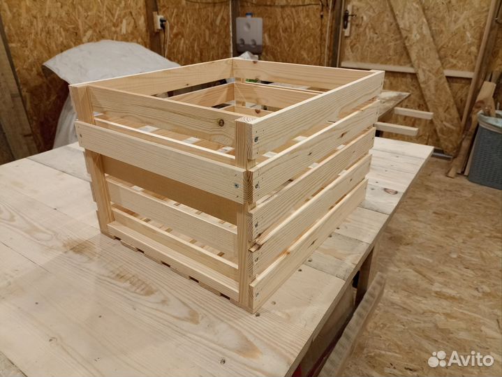 Ящик деревянный для хранения овощей