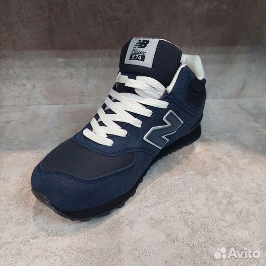 Кроссовки зимние New Balance 574 на меху