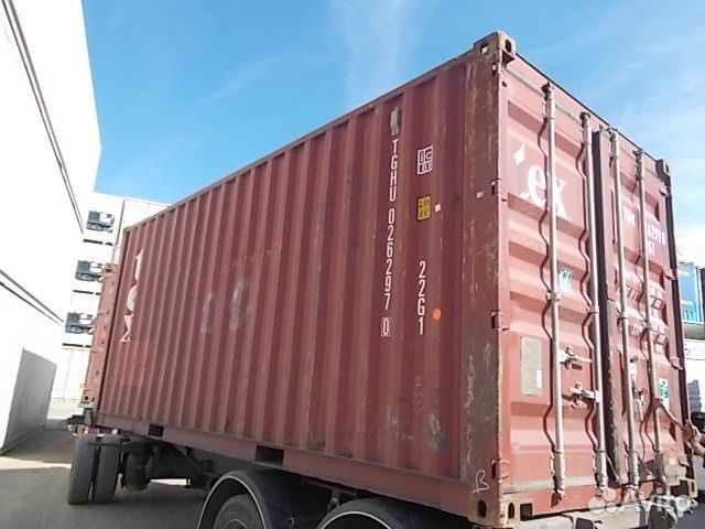 Контейнер морской 20 футов б/у tghu0262970