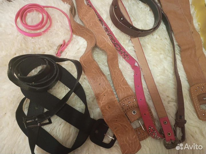 Ремни женские (пакетом)
