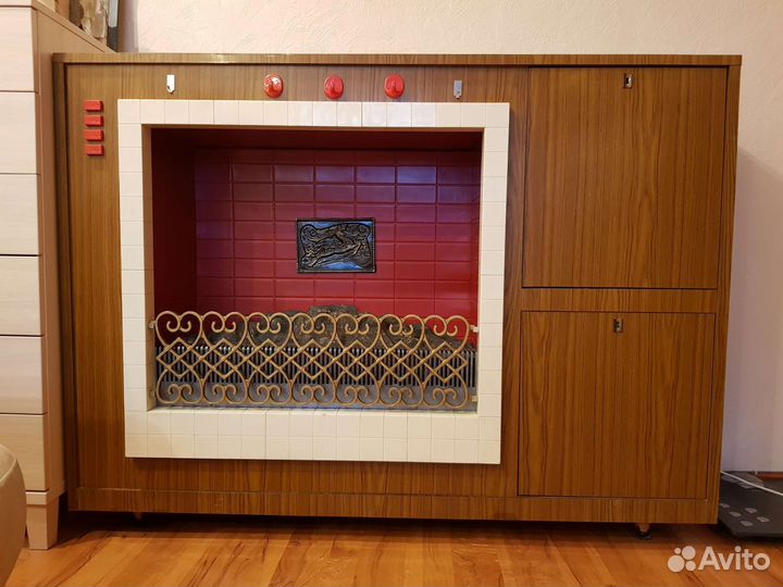 Камин с баром электрический