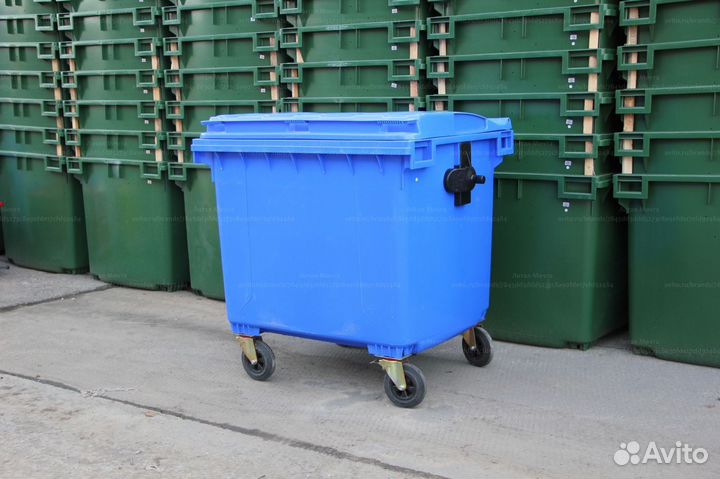 Мусорный Пластиковый Бак 1100л C1059