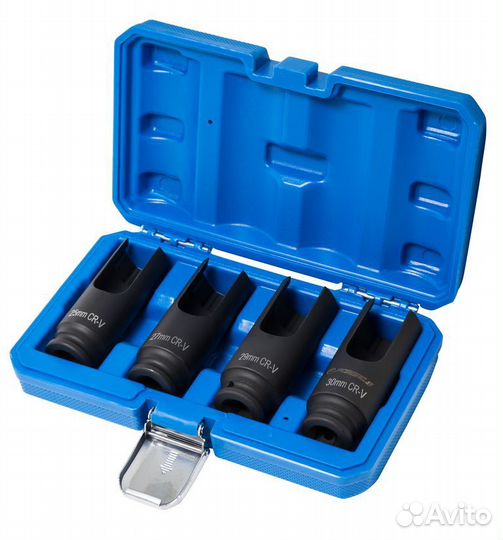 Набор головок разрезных для дизельных форсунок, 4п