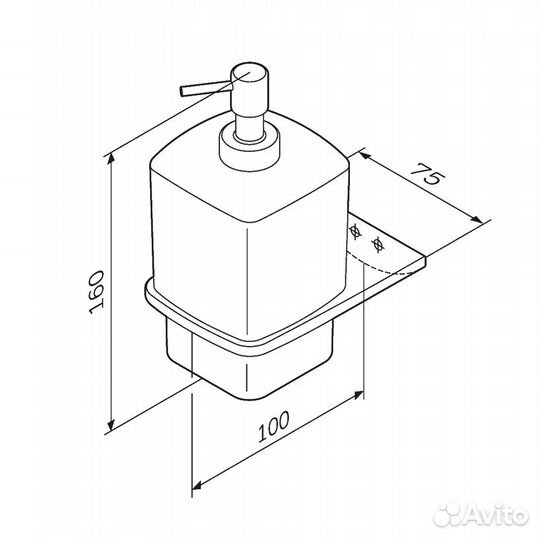 Дозатор 250 мл Am.Pm Inspire 2.0 A50A36900