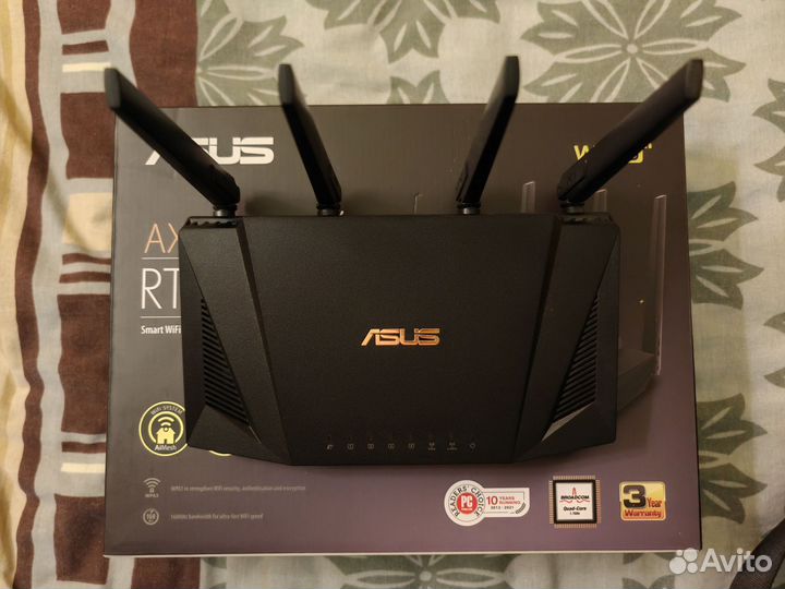 Wi-Fi роутер asus RT-AX58U v2