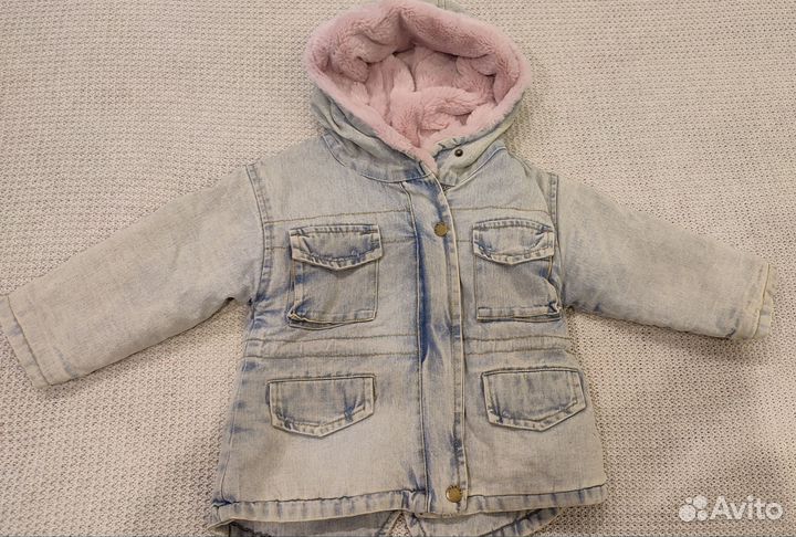 Джинсовая куртка для девочки 92