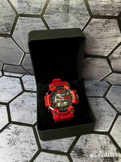 Часы casio g shock GST-1000 red