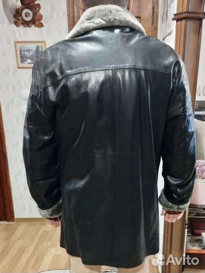 Кожаная куртка мужская