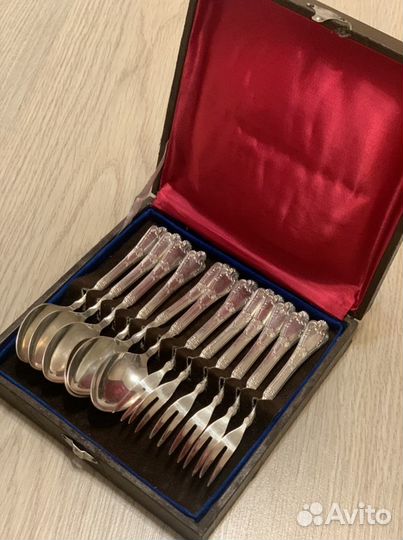 Ложки вилки мельхиор