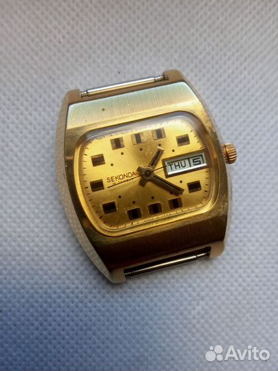 Часы sekonda позолоченные СССР