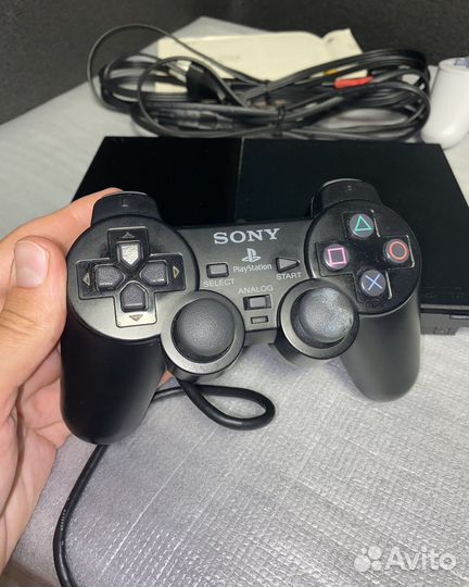 SonyPlaystation 2 slim чипованная + игры