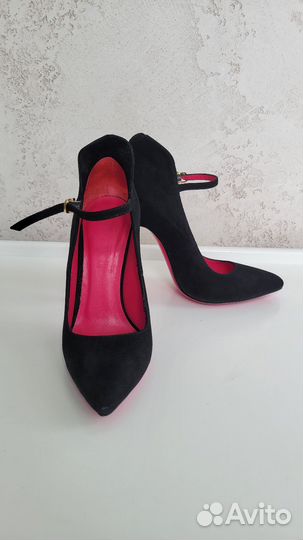 Туфли женские 36 размер замшевые лодочки