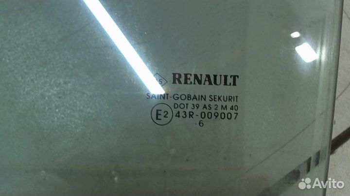 Стекло боковой двери Renault Clio, 2006
