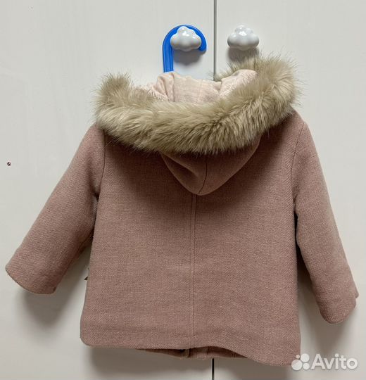 Пальто для девочки zara 98