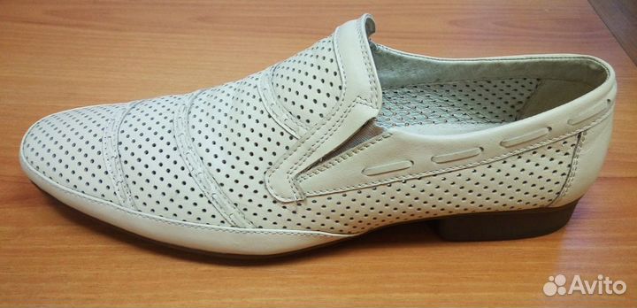 Мужские летние туфли р 43 (натуральная кожа)