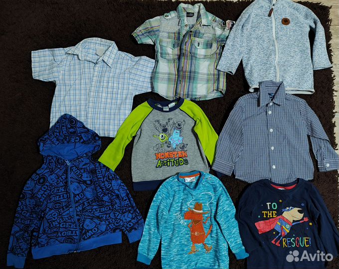 Вещи пакетом на мальчика 92 98