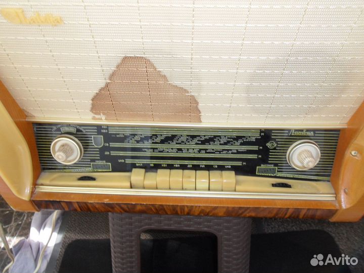 Радиола латвия. СССР. 60-х годов