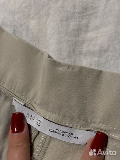 Брюки бежевые zara maag S