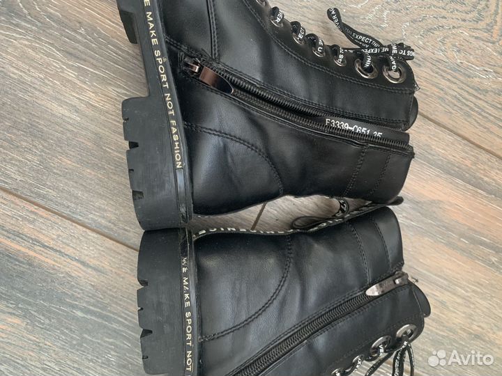 Ботинки демисезонные для девочки 35