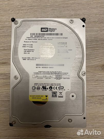 Жесткий диск Western Digital WD2500JS 250 Гб