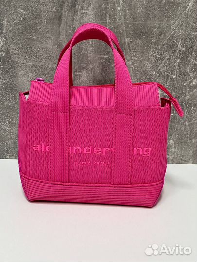 Новая женская сумка Alexander Wang розовая