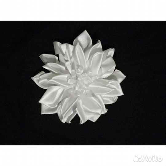 Банты украшен волос на зак,рез,краб белые