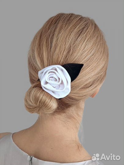 Резинки для волос оптом, резинка роза опт