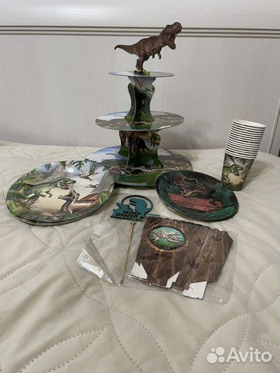 Аксессуары для праздника в стиле «Динозавры»