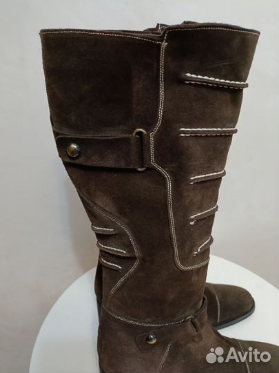 Сапоги деми по колено размер 37