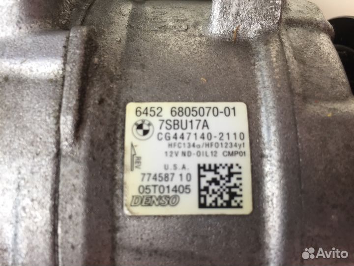 Компрессор кондиционера бмв ф15 ф16 ф01 ф10
