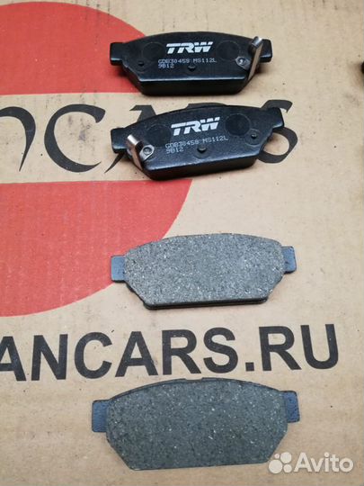 Колодки тормозные TRW Mitsubishi Lancer GDB3045