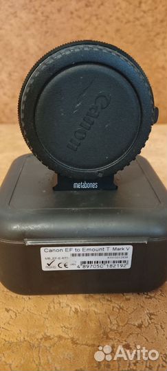 Metabones Canon EF-E-mount T Mark V адаптер