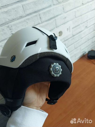 Шлем Salomon Icon Lt white, размер S, цвет белый