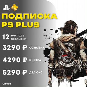 PS Plus Deluxe 1-12 мес + Days Gone