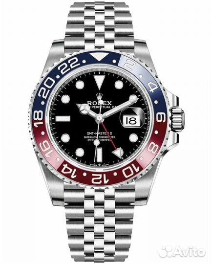 Часы Rolex GMT Master II 40mm Steel Pepsi 126710 b