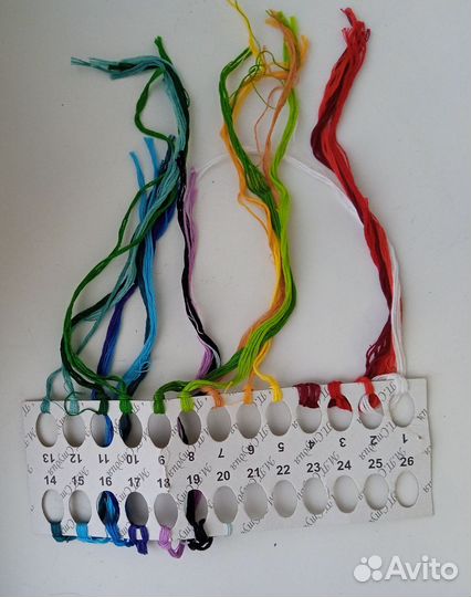 Остатки набора для вышивания крестом