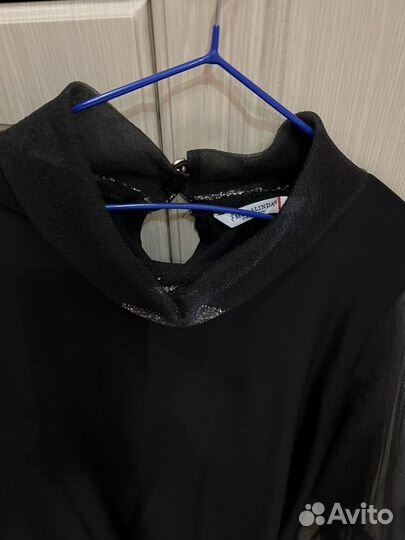 Блузка черная праздничная 50-52