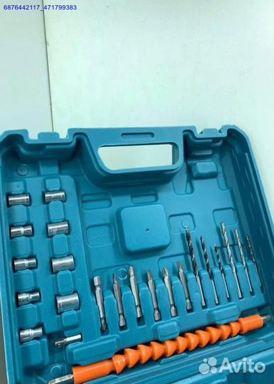 Шуруповерт makita 18v с набором (Арт.33499)