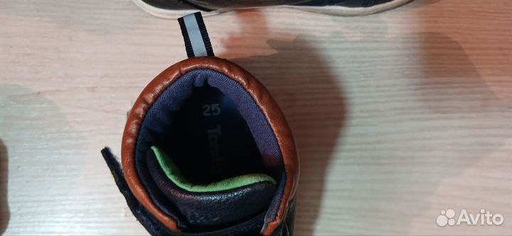 Ботинки для мальчика кожаные 25 размер
