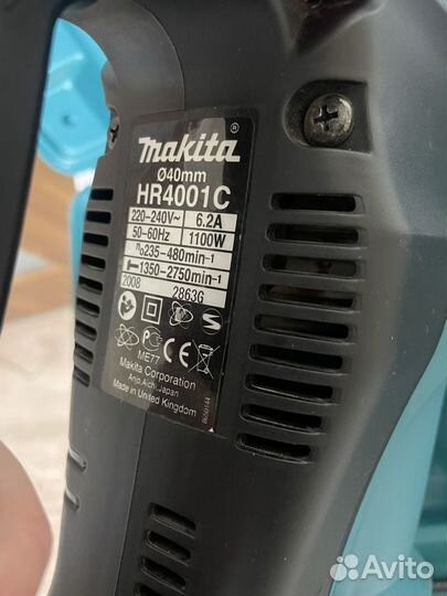 Перфоратор makita hr 4001c