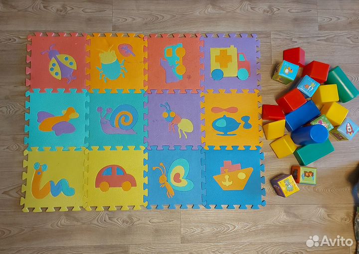 Большие пазлы и кубики