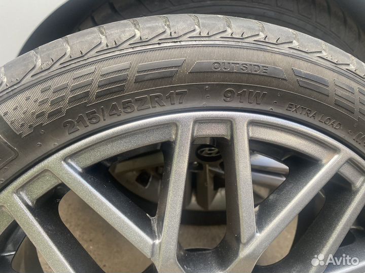 Летние колеса r17 215/45