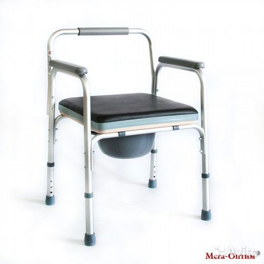 Кресло-туалет санитарное мягкое новое