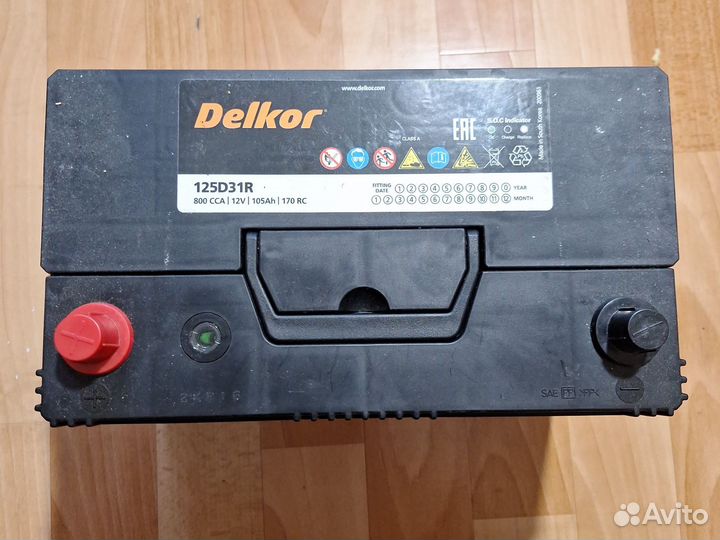 Акумльятор делкор