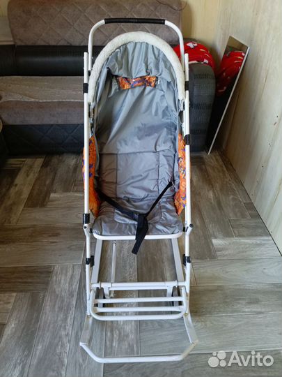 Детские санки коляска бу